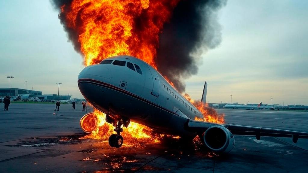 Airfield fire